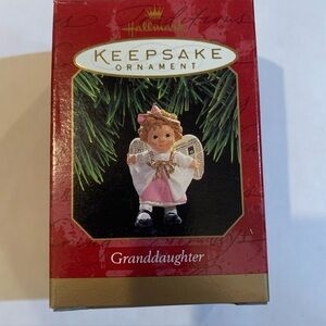 Hallmark Keepsake Granddaughter Ornament Vintage